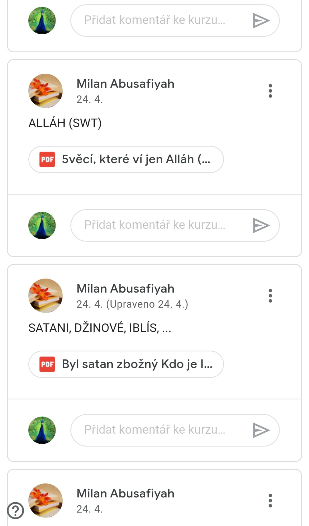 Další přednášky 
